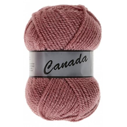 Lammy Canada Garn Unicolor 730 Mörk Gammalrosa