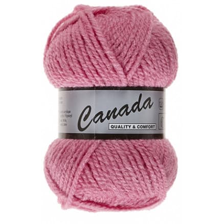 Lammy Canada Garn Unicolor 720 Mörkrosa