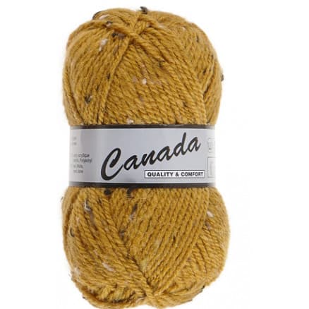 Lammy Canada Garn Mix 490 Senap/Natur/Brun