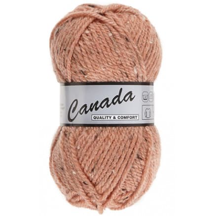 Lammy Canada Garn Mix 480 Persika/Natur/Brun