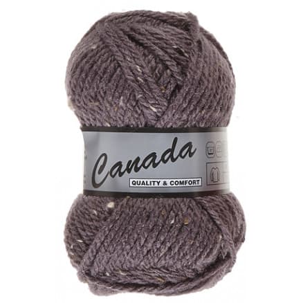 Lammy Canada Garn Mix 470 Mörklila/Natur/Brun