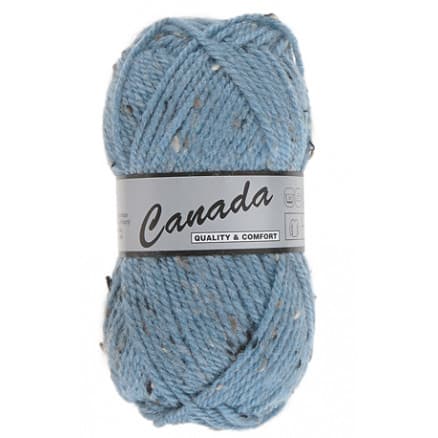 Lammy Canada Garn Mix 462 Ljusblå/Grå/Brun