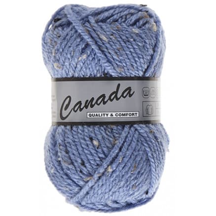 Lammy Canada Garn Mix 450 Ljusblå/Natur/Brun