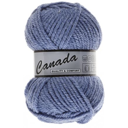 Lammy Canada Garn Unicolor 352 Dov Mörkblå