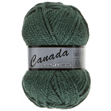 Lammy Canada Garn Unicolor 045 Mörkgrön