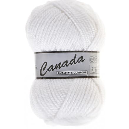 Lammy Canada Garn Unicolor 005 Vit