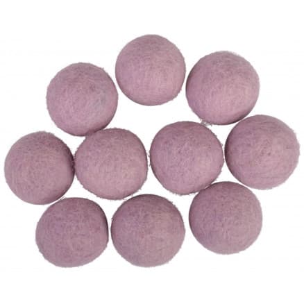 Filtkulor 20mm Lavendel V2 - 10 st.
