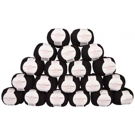 Infinity Hearts Rose 8/4 Garnpaket Unicolor 01 Svart - 20 st