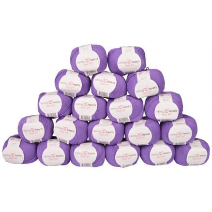 Infinity Hearts Rose 8/4 Garnpaket Unicolor 69 Lila - 20 st