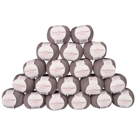 Infinity Hearts Rose 8/4 Garnpaket Unicolor 235 Grå - 20 st