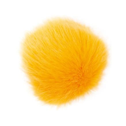 Rico Pompom Tofs Akryl Gul/Saffran 10 cm