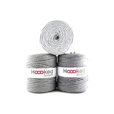 Hoooked Zpagetti Trikågarn Unicolor 12 Grå Nyanser 1 st.