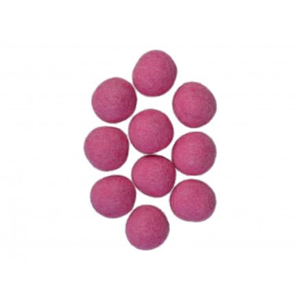 Filtkulor 20mm Rosa P1 - 10 st