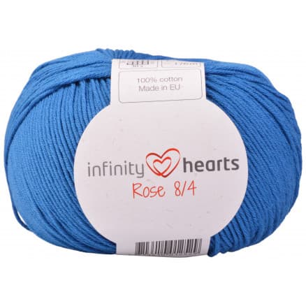 Infinity Hearts Rose 8/4 Garn Unicolor 98 Blå