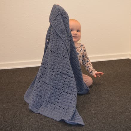 Â Nordic Baby Merino Babyfilt av Rito Krea - Babyfilt Virkmönster 70x100cm