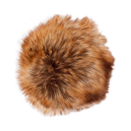 Rico Pompom Tofs Akryl Mix Brun 10 cm