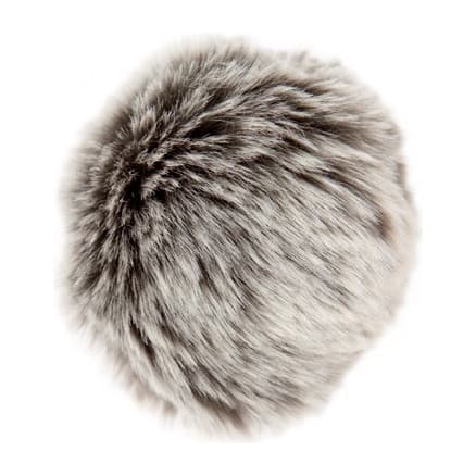 Rico Pompom Tofs Akryl Mix Gr�/Silver 10 cm