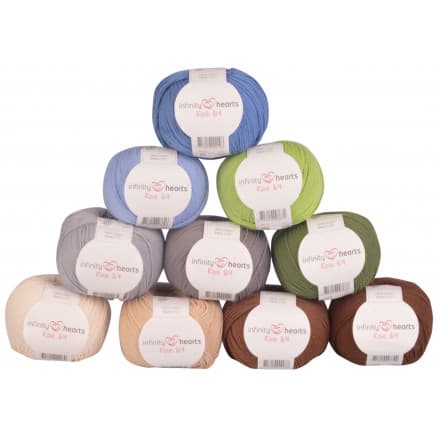 Infinity Hearts Rose 8/4 Garnpaket 04 Naturens färger - 10 st