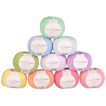 Infinity Hearts Rose 8/4 Garnpaket 10 Vår - 10 st