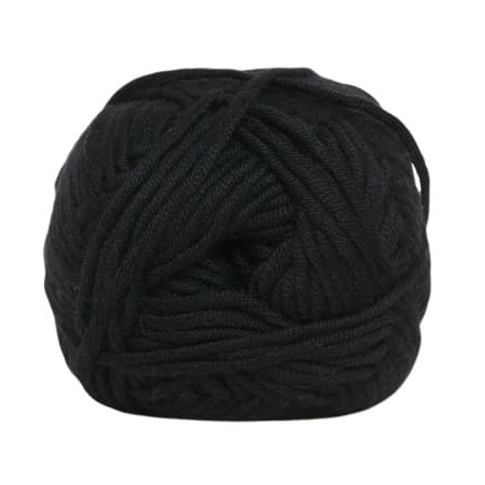 Hjertegarn Blend Bamboo Garn Unicolor 1990 Svart