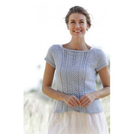 Charlotte by DROPS Design - Topp Stick-mönster str. S - XXXL
