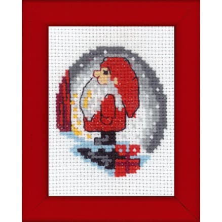 Â Permin Broderikit Bild Nisse på trappa 6x8cm