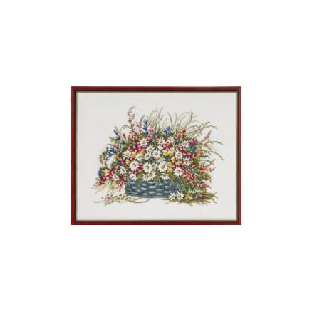Â Permin Broderikit Sensommarkorg 40x32cm