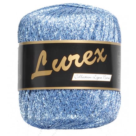 Lammy Lurex Garn 04 Ljusblå