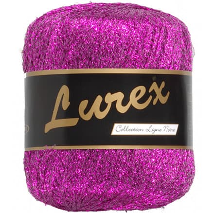 Lammy Lurex Garn 10 Rosa