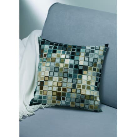 Permin Broderikit Kudde Pixel Rosor 38x38cm