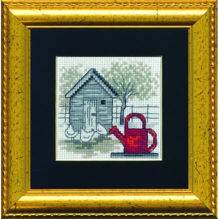 Permin Broderikit Vattenkanna 11x11cm
