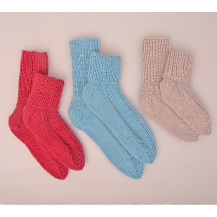 Klassisk strumpa från Rito Krea - Sockar Stickmönster str.0/3 mån - 4/5 år
