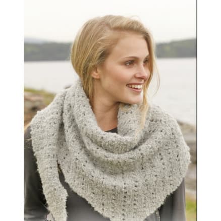 Iceland by DROPS Design - Halsduk Stick-mönster 175x45 cm