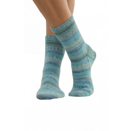 Blue Notes by DROPS Design - Sockor Stickmönster str. 35/37 - 41/43