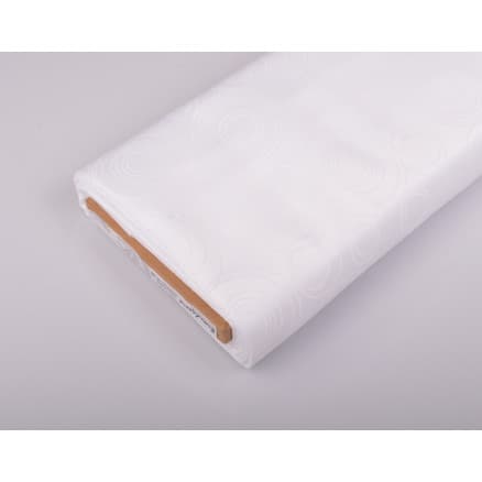 Â DuktygJacquard 998 Vit 145cm - 50cm