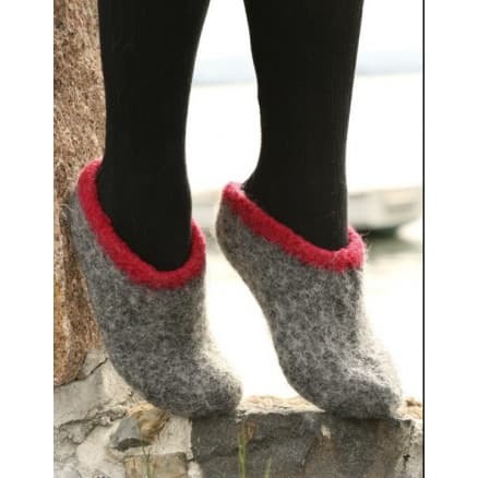 Fairy Toe by DROPS Design - Tofflor Stick-mönster strl. 35/37 - 43/44