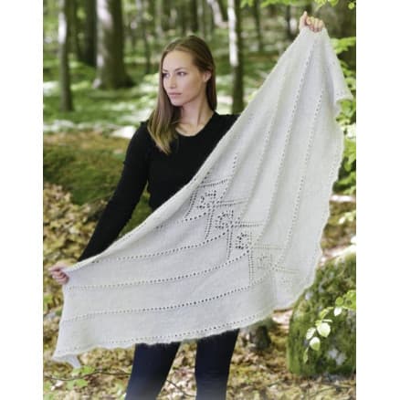 Viking Spirit by DROPS Design - Sjal Stickmönster 180x70 cm