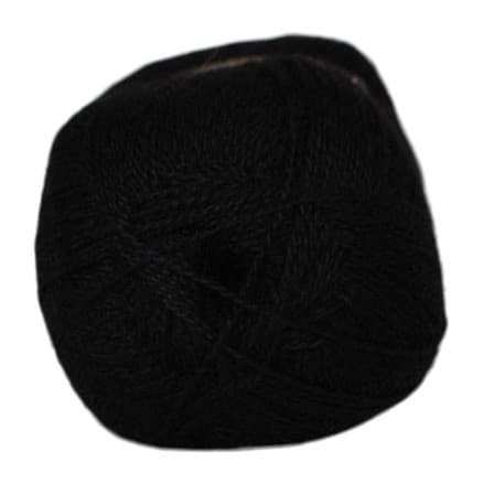 Â Hjertegarn Alpaca 400 Garn Färg 500 Svart
