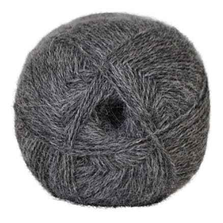 Â Hjertegarn Alpaca 400 Garn Färg 435 Mörkgrå