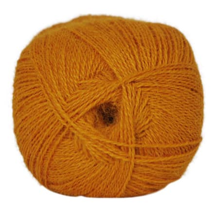 Â Hjertegarn Alpaca 400 Garn Färg 3810 Orange
