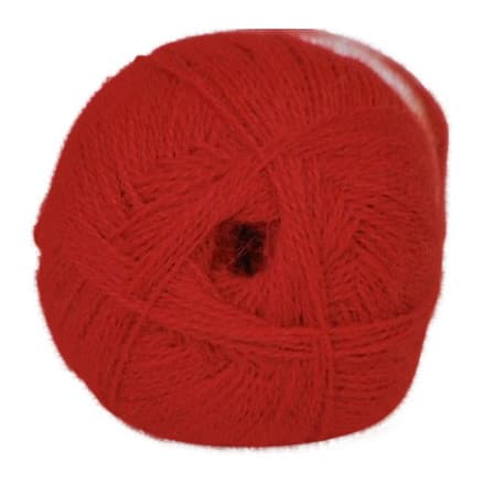 Â Hjertegarn Alpaca 400 Garn Färg 2060 Röd