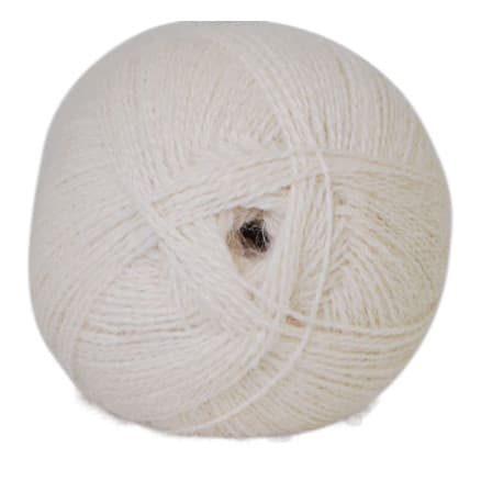 Â Hjertegarn Alpaca 400 Garn Färg 100 Vit