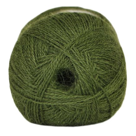 Â Hjertegarn Alpaca 400 Garn Färg 1285 Grön