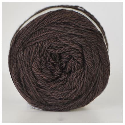 Â Hjertegarn Organic 350 Garn Färg 4001 Mörkbrun