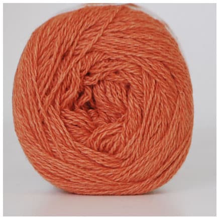 Â Hjertegarn Organic 350 Garn Färg 4072 Ljus Orange