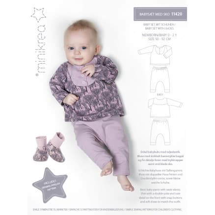 MiniKrea Snittm�nster 11420 Baby Set Storlek 50-92