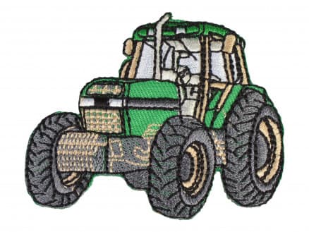 Strykm�rke Traktor Gr�n 6x6,5 cm - 1 st