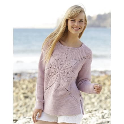 Morning Star by DROPS Design - Tröja Stickmönster strl. S - XXXL