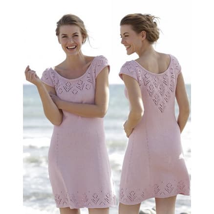 Beach Date by DROPS Design - Klänning Stick-opskrift strl. S - XXXL