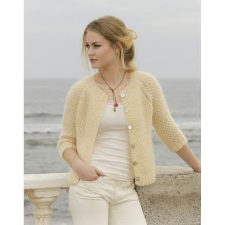 Le Conquet by DROPS Design - Jacka stickmönster str. XS - XXXL